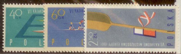 Poland 1961 SC# 1006-8 MNH-OG L394