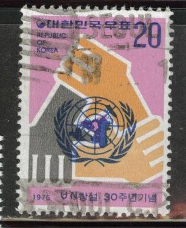 Korea Scott 998 used UN stamp 