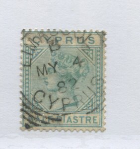 Cyprus QV  1881  1/2 piastre used