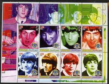 SOMALIA - 2005 - The Beatles - Perf 8v Sheet - MNH-Private Issue