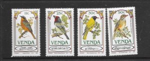 BIRDS - VENDA #116-19  MNH