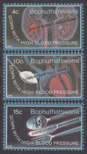 South Africa - Bophuthatswana 22-24 MNH CV $2.90