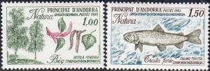 Andorra - French #305-306 MNH