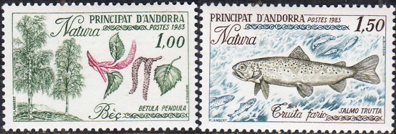 Andorra - French #305-306 MNH