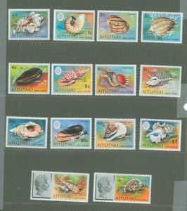 Aitutaki #85-95  Single (Complete Set)