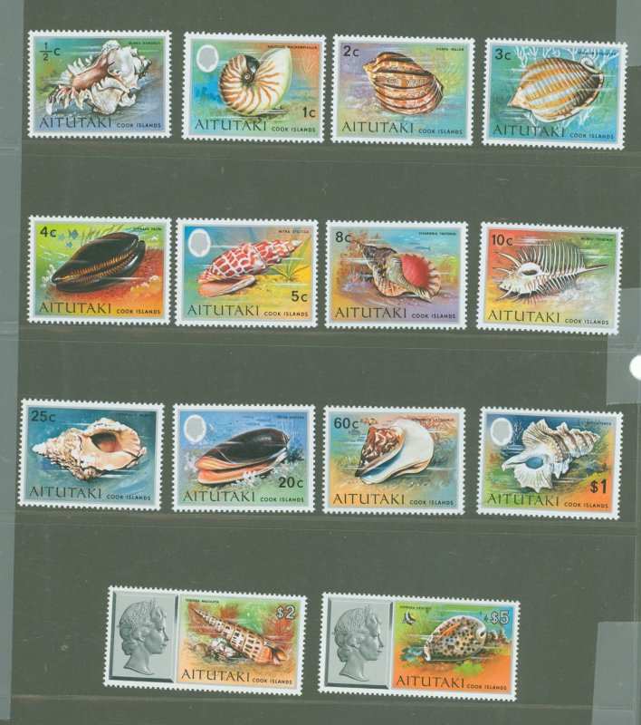 Aitutaki #85-95  Single (Complete Set)