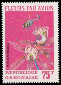 Gabon #C110 Orchids; MNH