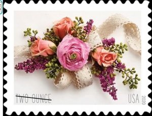 Garden Corsage Postage Stamps