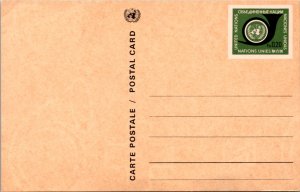 United Nations, Worldwide Government Postal Card, New York