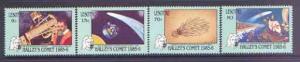 Lesotho 1986 Appearance of Halley's Comet perf set of 4 u...