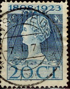 Netherlands; 1923: Sc. # 128: O/Used Single Stamp