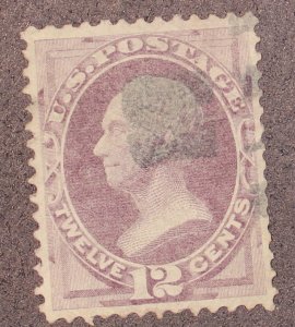 Scott 151 - 12 Cents Clay Banknote - Used - Nice Stamp - SCV - $200.00 