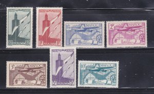 French Morocco C20-C26 Set MH Various