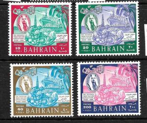 BAHRAIN  1966  PRODUCE  SET 4     MNH      Sc 153/56