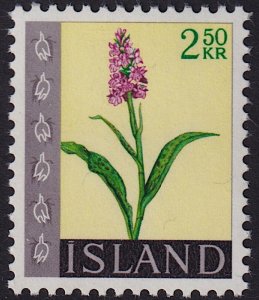 Iceland - 1968 - Scott #394 - MNH - Flower Orchis Maculata