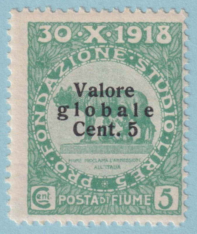 FIUME 73A  MINT NEVER HINGED OG ** NO FAULTS VERY FINE! - LLD