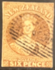 New Zealand 1855 SC 9 Used