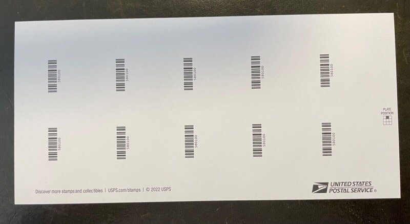 2022 USA #5680 Global Forever Rate - African Daisy - Sheet 10 Mint postage