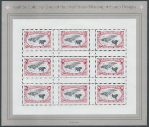 US Mint Sheet #3210, Trans-Mississippi, MNH*-