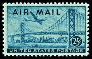 US C36 MNH VF 25 Cent San Francisco-Oakland Bay Bridge