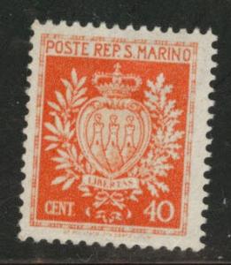 San Marino Scott 244 MH* from 1945-46 Arms  set 