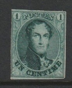 1861 Belgium - Sc 9 - used VF - 1 single - King Leopold I