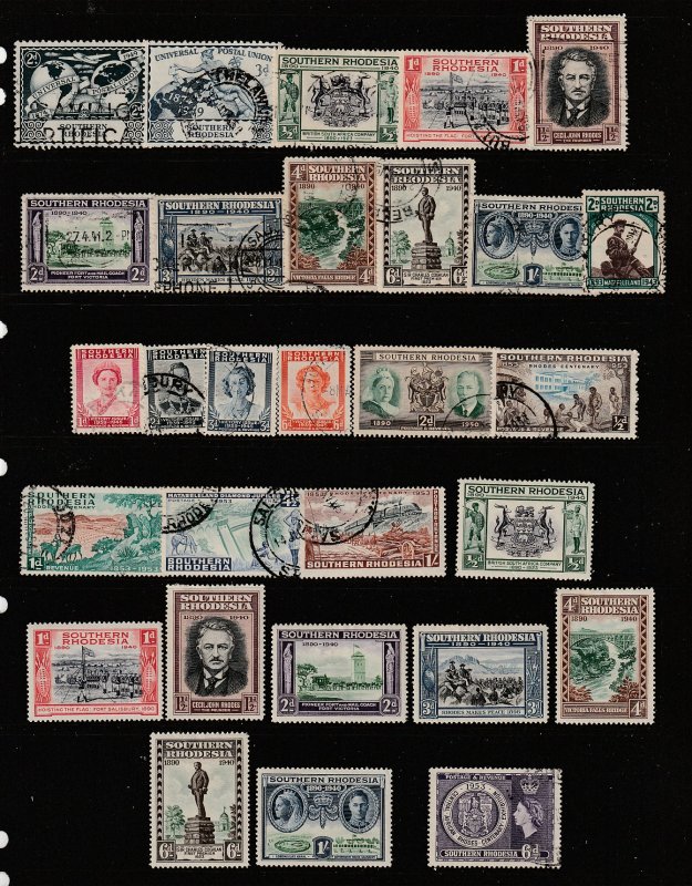 Southern Rhodesia a small lot of mainly KGVI era