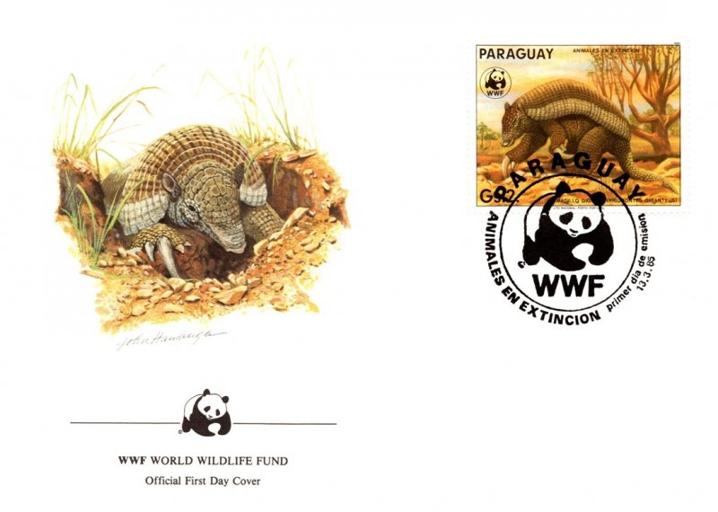 Paraguay, Worldwide First Day Cover, World Life Fund