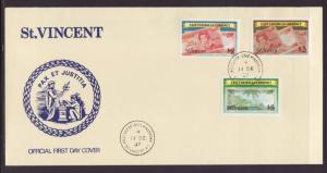 Saint Vincent 1069-1086A Currency S/6 U/A FDC