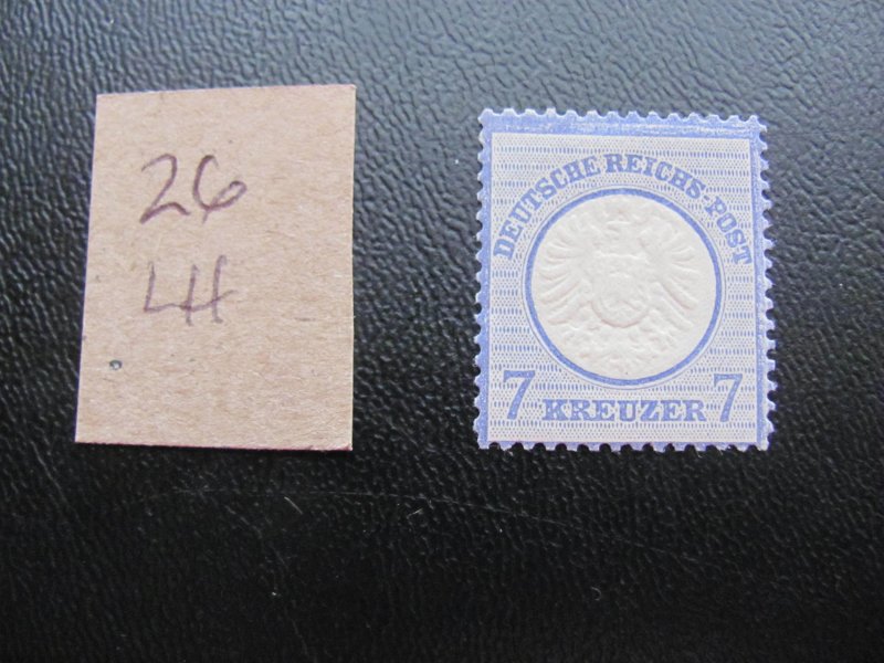 GERMANY 1872 MINT LIGHT HINGED MI.NR. 26 SC 24 LARGE SHIELD  SINGLE VF/XF  (113)