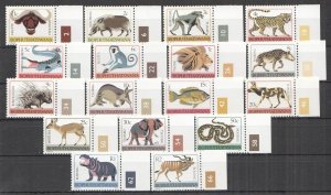 Wb009 1977 Bophuthatswana Fauna Wild Animals Reptiles Fishes !!! Big Set Mnh