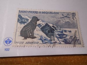 St Pierre & Miquelon  #  621  used