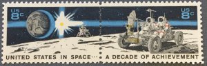 US #1434-1435 MNH Pair Space Achievement SCV $.50 L16