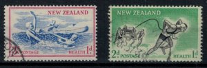 New Zealand 1957 SG761-762 Health Semi Postal Issue - Used