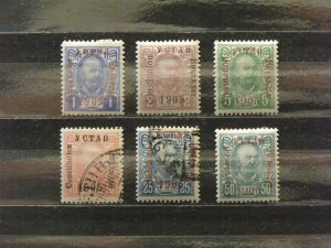 6697   Montenegro   MH/U # 66, 67a, 68a, 69, 70, 71a            CV$ 4.05