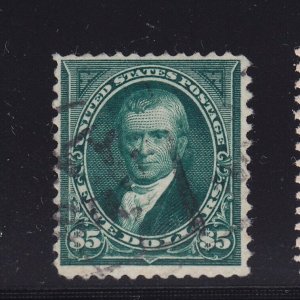 263 F-VF scarce used neat cancel with PSE cert nice color cv $ 2750 ! see pic !