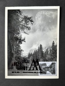 Ansel Adams 2024 FDC Maxicard Maximum Postcard El Capitan Yosemite