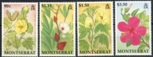 Montserrat Stamp 840-843  - Hibiscus flowers