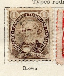 Argentine 1889 Early Issue Fine Used 1c. NW-178877