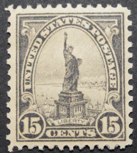 1931 US Scott #696 15 Cent Statue of Liberty - MNH/OG/XF