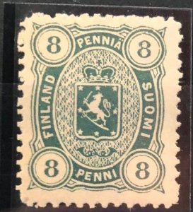 Finland 1875 Definitives 8p Perf 11 mint (*)