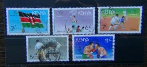 Kenya 1991 Olympic Games Barcelona 1992 1st Issue set Used