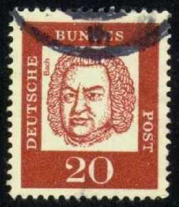 Germany #829 Johann Sebastian Bach; Used