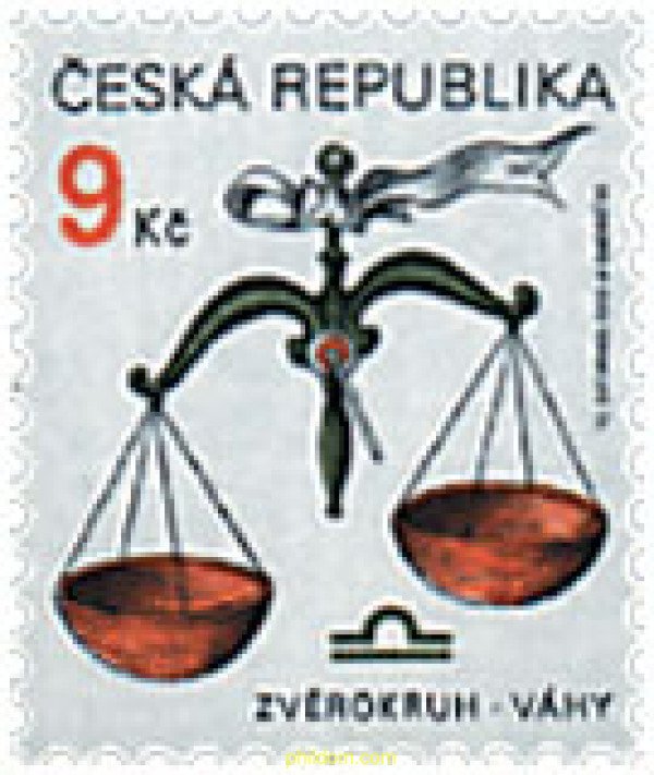 51352 MNH CHEQUIA 1999 SIGNOS DEL ZODIACO