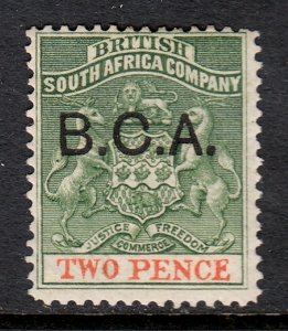 British Central Africa - Scott #2 - MH - Gum loss/lt. thinning - SCV $13