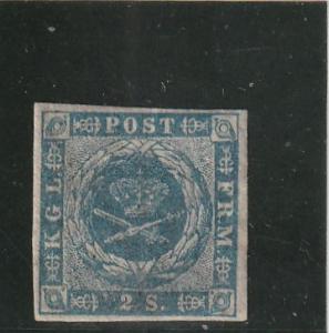 Denmark  Scott#  3  MH