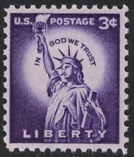 SCOTT # 1035 LIBERTY 3 CENT PLATE BLOCK AND SINGLE COMBO MINT NEVER HINGED