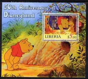 Liberia 2005 50th Anniversary of Disneyland #02 (Pooh) pe...