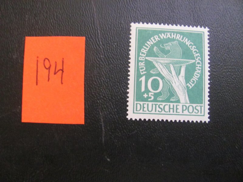 GERMANY BERLIN 1949 MNH SC 9NB1 SINGLE XF  (194)