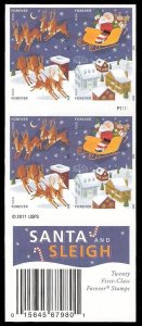 4715d, 2012 Santa and Sleigh Convertible booklet without Die Cuts - Stuart Katz